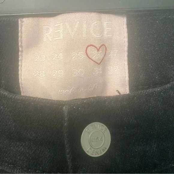 REVICE distressed destroyed black  skinny jeans - Picture 4 of 5